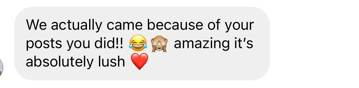 Audience testimonials