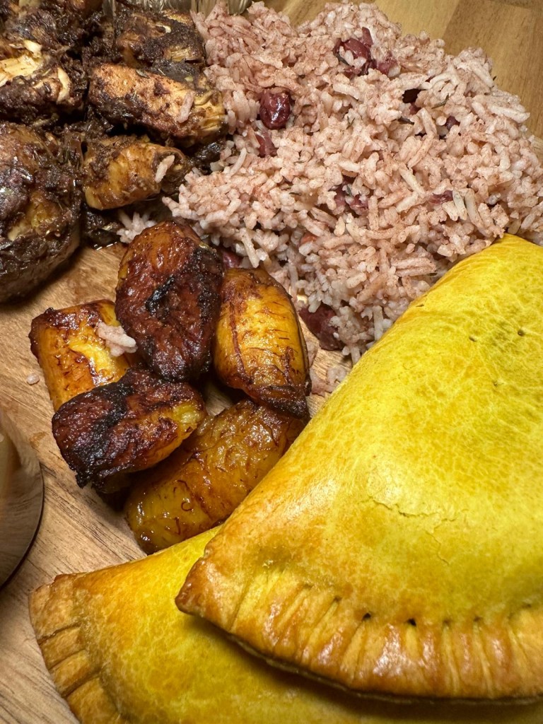 Golden fried plantain from Lev's Caribbean Kitchen, a must-try dish known for its sweetness and perfect texture