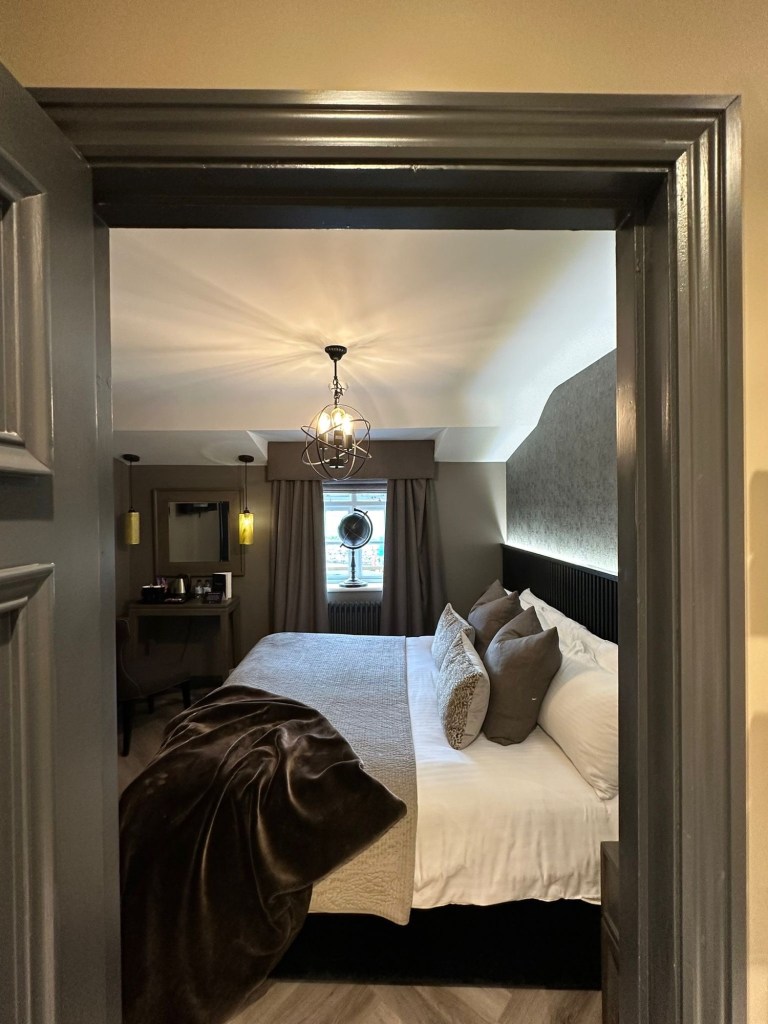 Derwent Manor Hotel Hideaway Room – A beautifully decorated hideaway room with a cozy bed, perfect for a relaxing weekend getaway in the North East