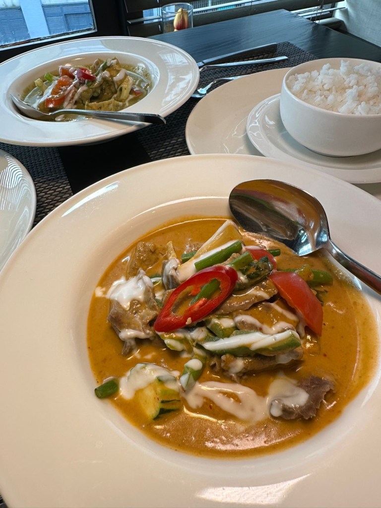 Beef in Red Curry – The sauce was rich with a subtle flavour of coconut, the beef was cooked to perfection, and the veggies still had a lovely crunch to them