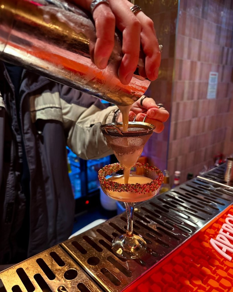 Candy Cane Martini at FRATE Newcastle