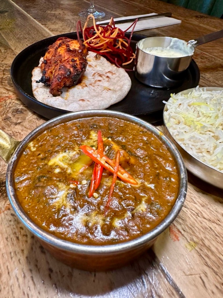 Grandma’s Aloo Matar, a heartwarming potato and pea curry with rustic spices and a rich gravy