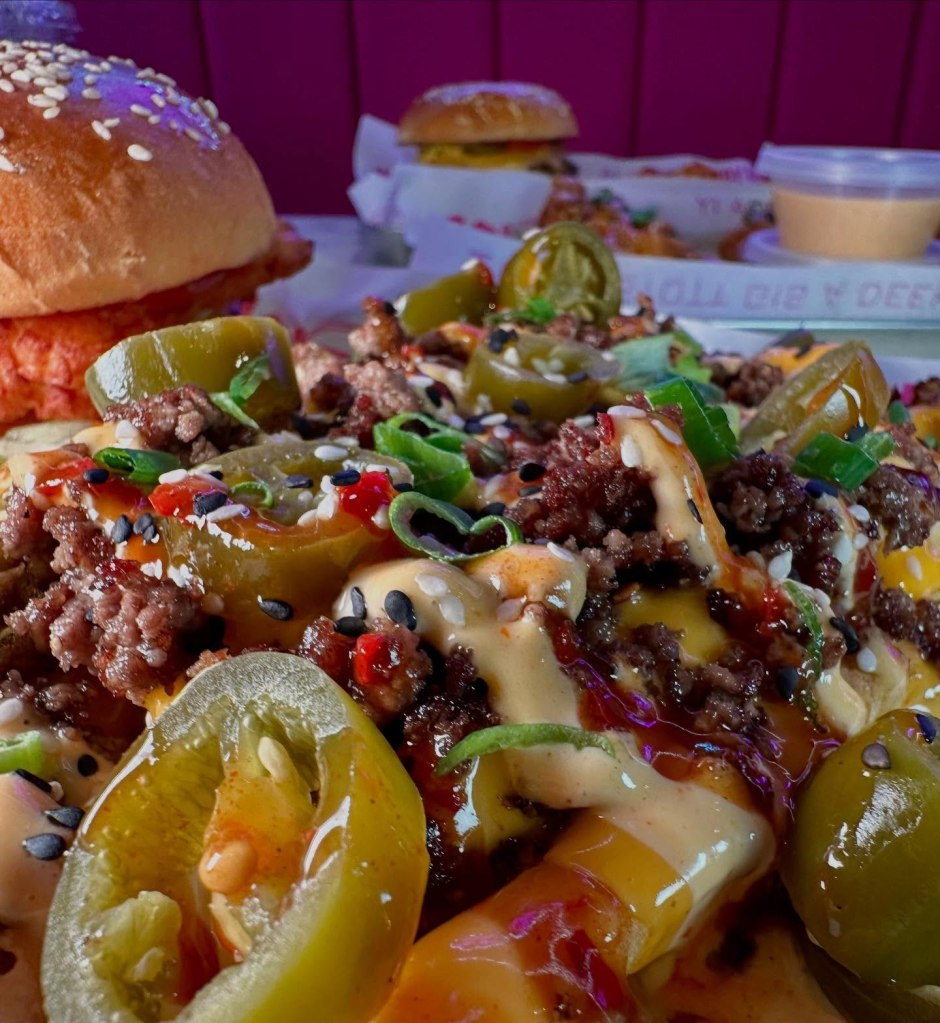 Beef Fries at Dream Burger, loaded with seasoned beef, cheese, and signature sauce