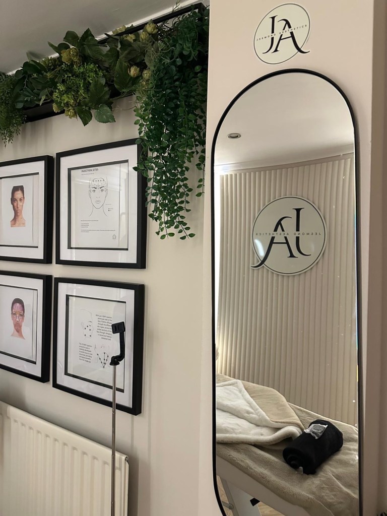 Sterile and clean environment at Jesmond Aesthetics salon