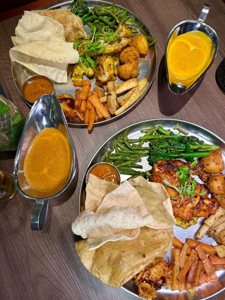 Tandoori chicken and coastal spiced fish Indian Sunday roasts at Chakh Dhoom