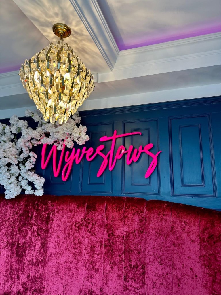 Chic and elegant restaurant interior at Wyvestow’s South Shields, featuring modern decor and ambient lighting