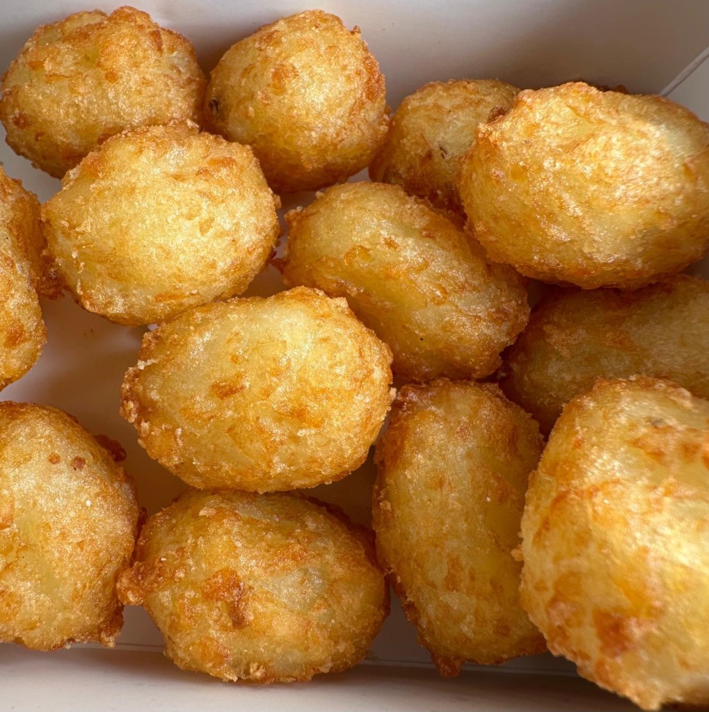 Crispy Tayta Tots and seasoned skin-on fries from Craft Burger Gosforth.