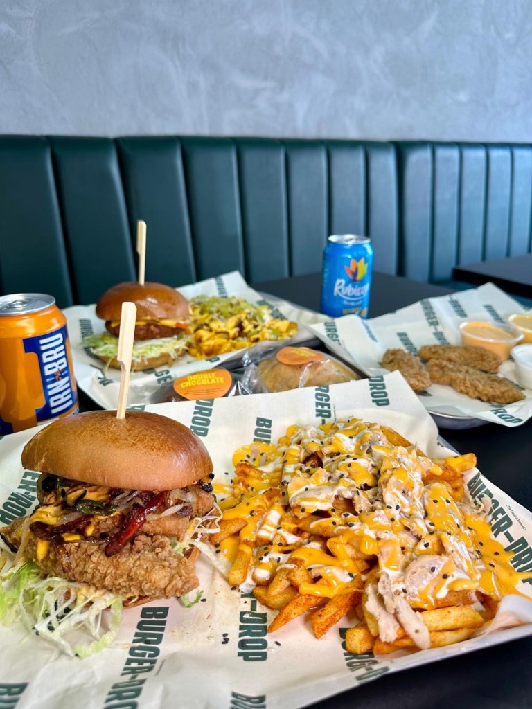 urger Drop Sunderland mains including burgers, loaded fries and tenders