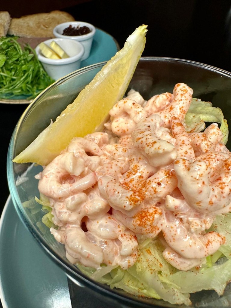 Classic prawn cocktail starter at Abajo Newcastle