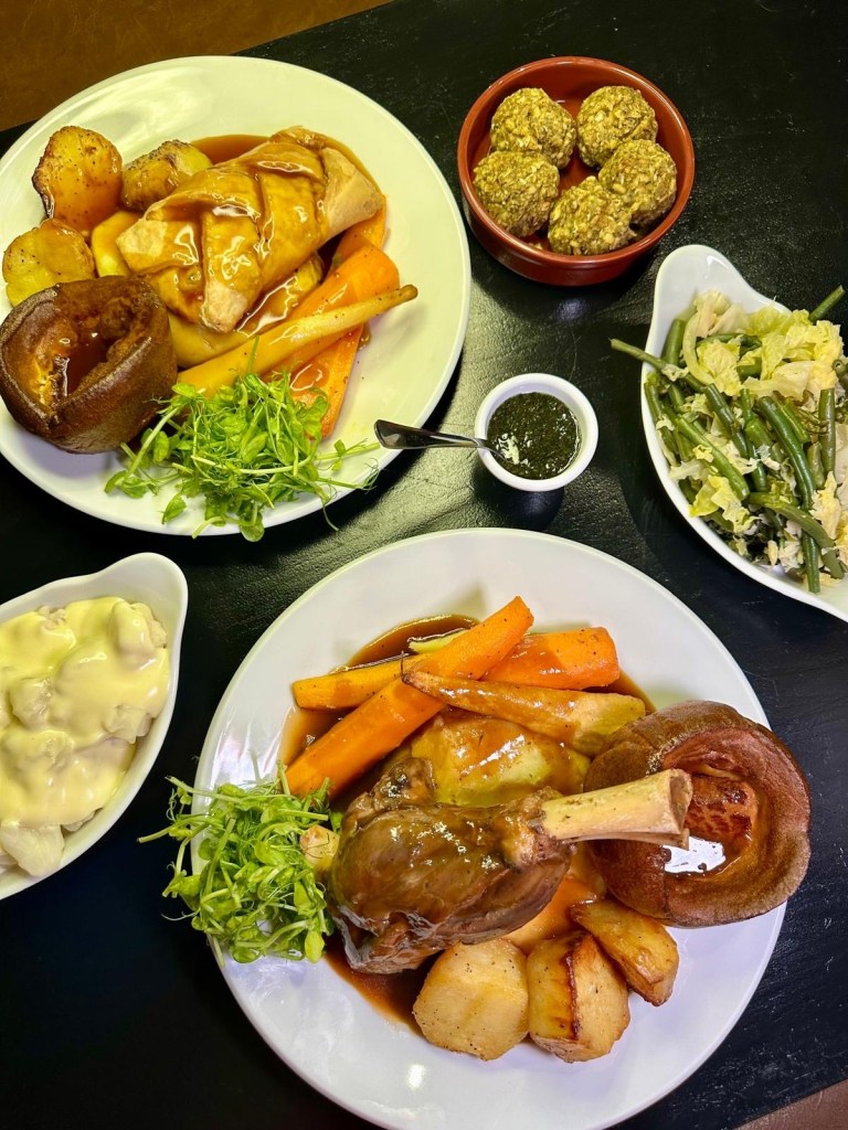 Lamb roast and vegetarian Sunday roast at Abajo Newcastle