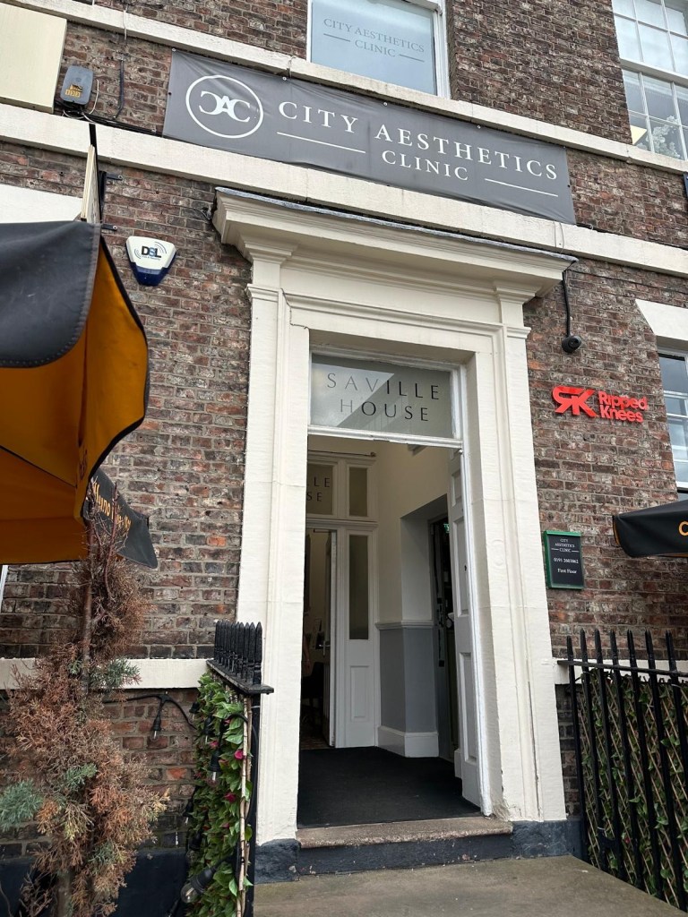 City Aesthetics Clinic Newcastle exterior on Saville Place