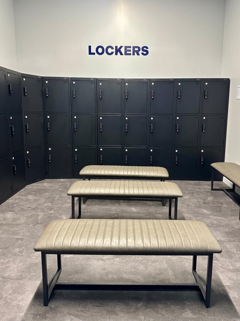 Activate Metrocentre locker room in Gateshead with secure storage for visitors’ belongings