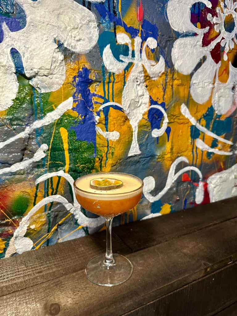 The Hollywood cocktail served at Bullseye Social Darts Jesmond.