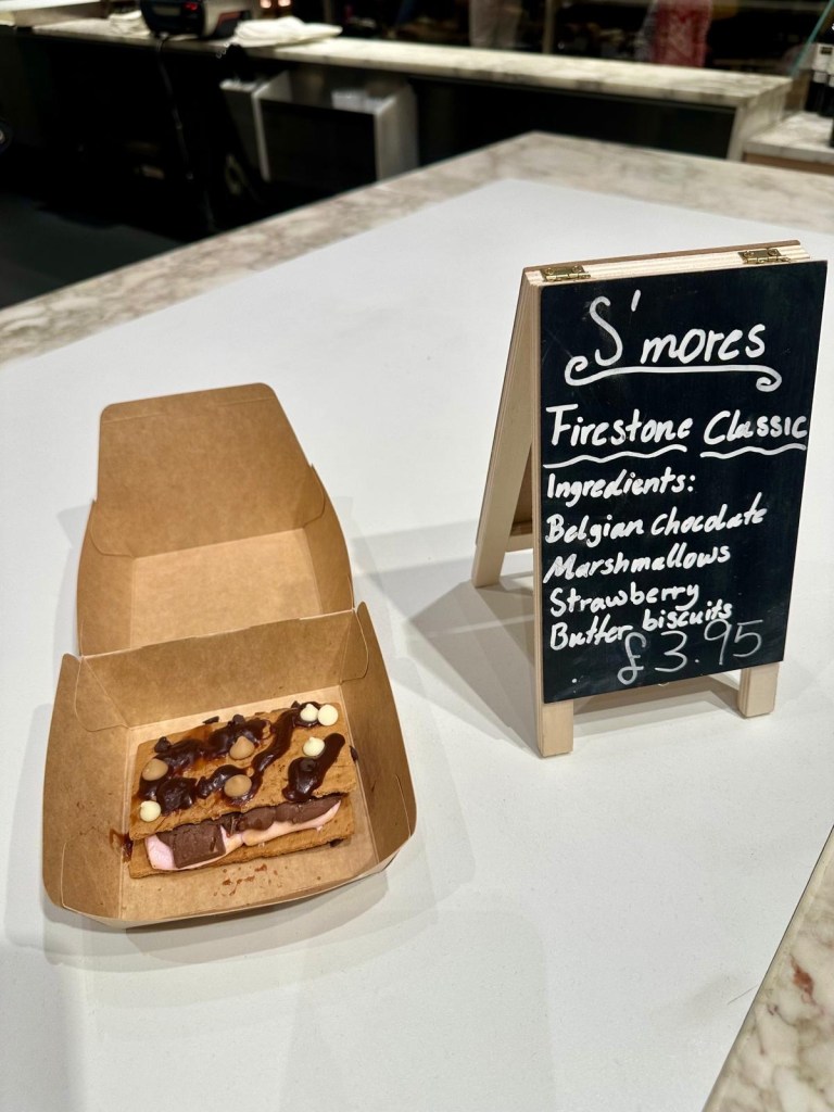 Firestone Pizza s’mores dessert at Fenwick Food Hall Newcastle
