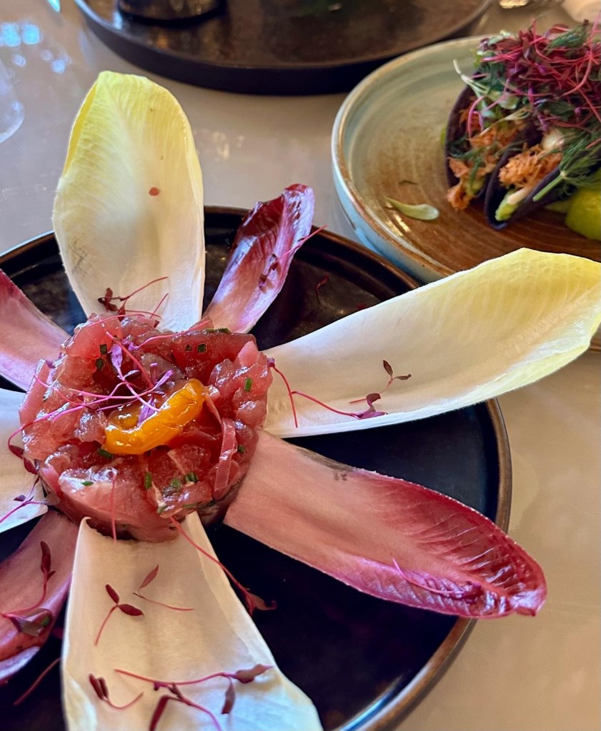 Tuna tartare at Victors Newcastle Quayside