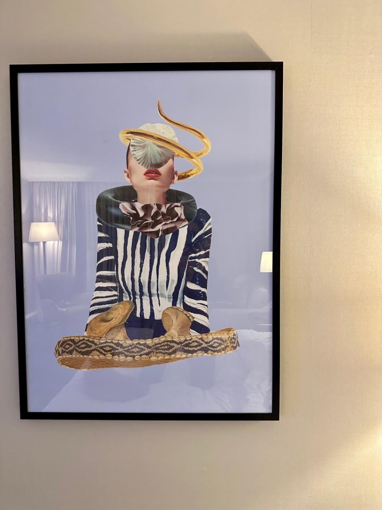 Artwork displayed on the wall inside a hotel room at Delta Hotels by Marriott Newcastle Gateshead.