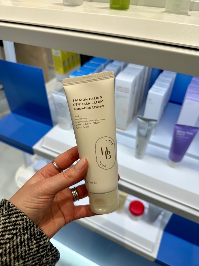 Clean skincare and K-beauty products on display at Pure Seoul in Newcastle.