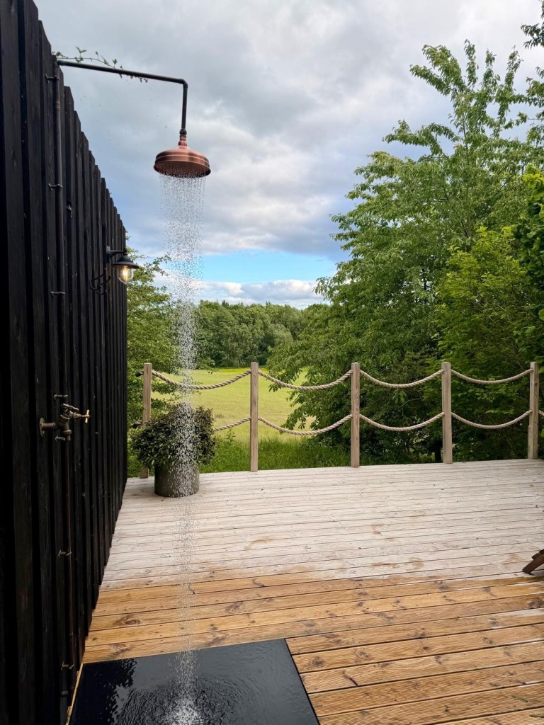 Woodland sauna with countryside views at Hewn Yorkshire